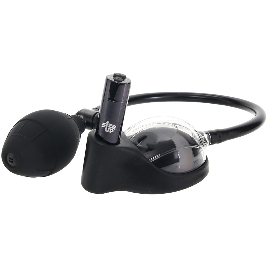 Size Up Vibrating Mini Pussy & Clitoral Pump - Image 5