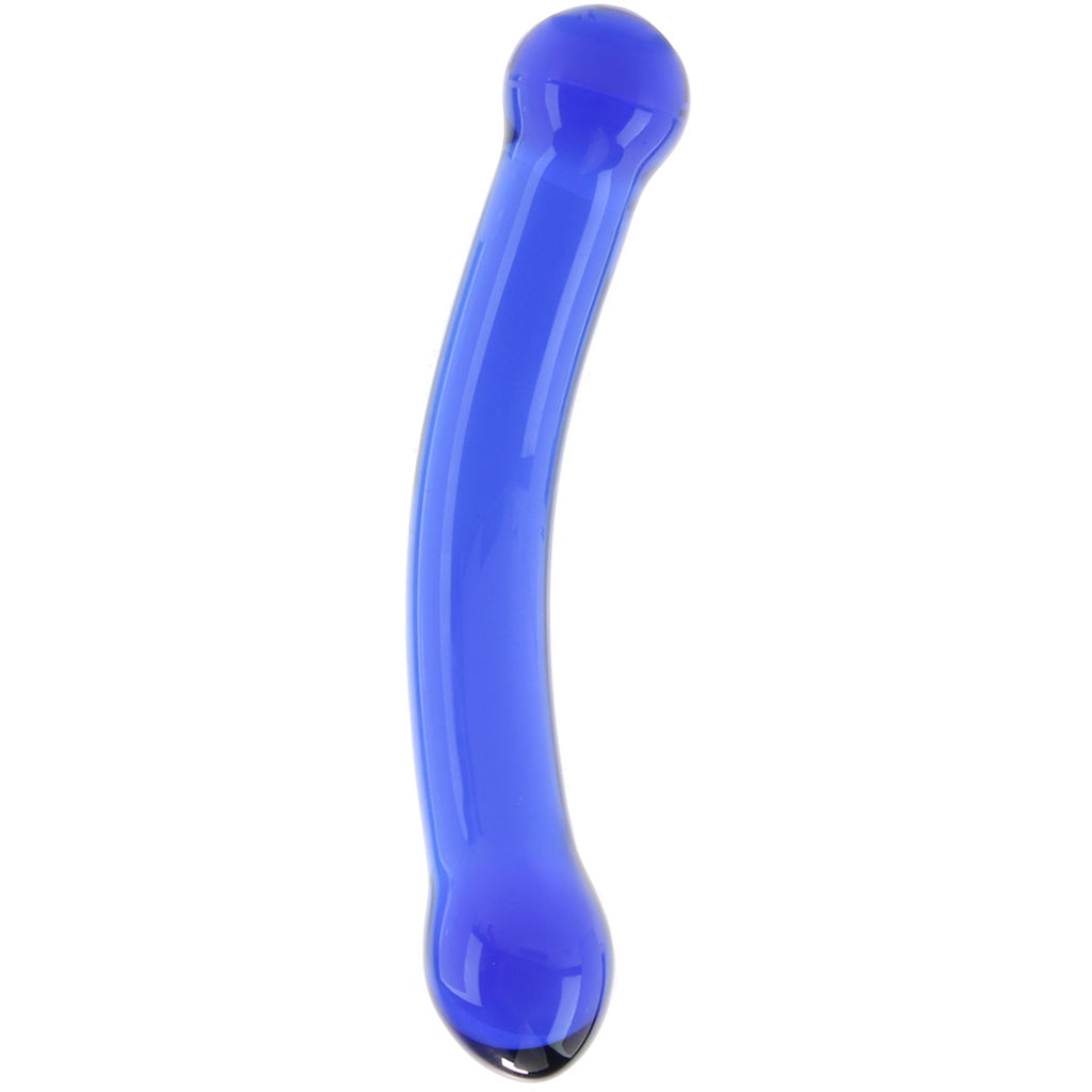 gläs 6 Inch Curved G-Spot Glass Dildo - Image 2