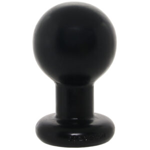 The Classic Large Round Butt Plug in Black