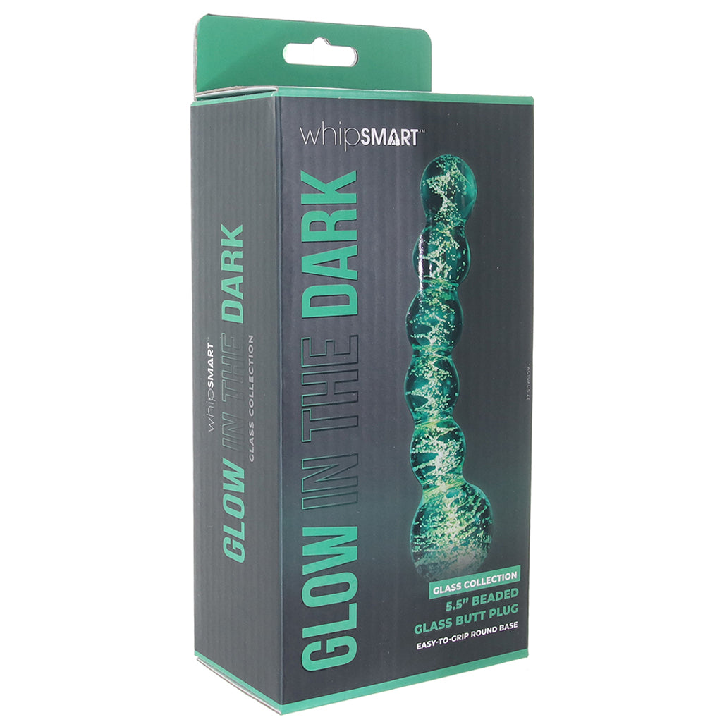 Whipsmart Glow In The Dark Beaded Glass Dildo - Image 6