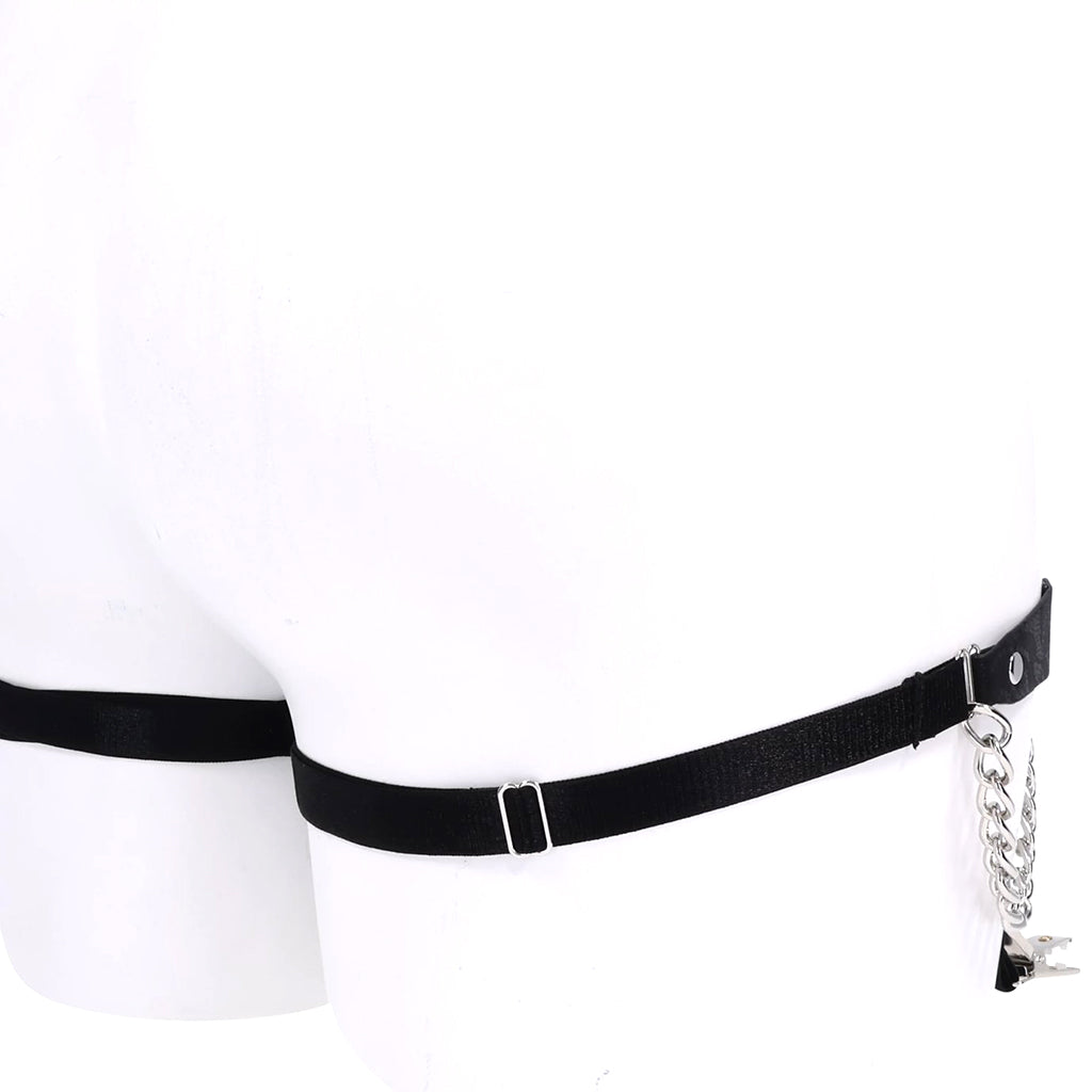 Sex & Mischief Chain Lace Garters - Image 4