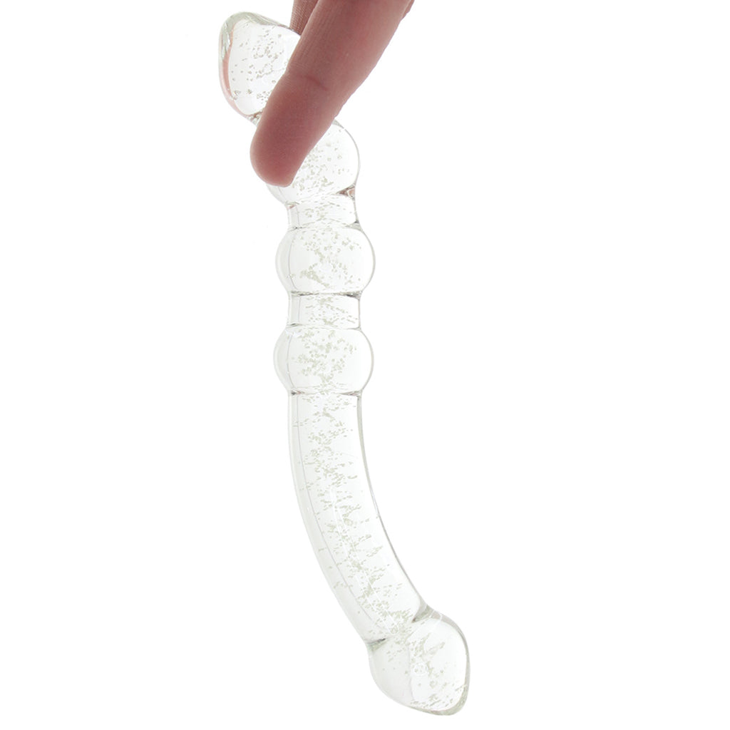 Whipsmart Glow In The Dark Beaded Glass Double Dildo - Image 4