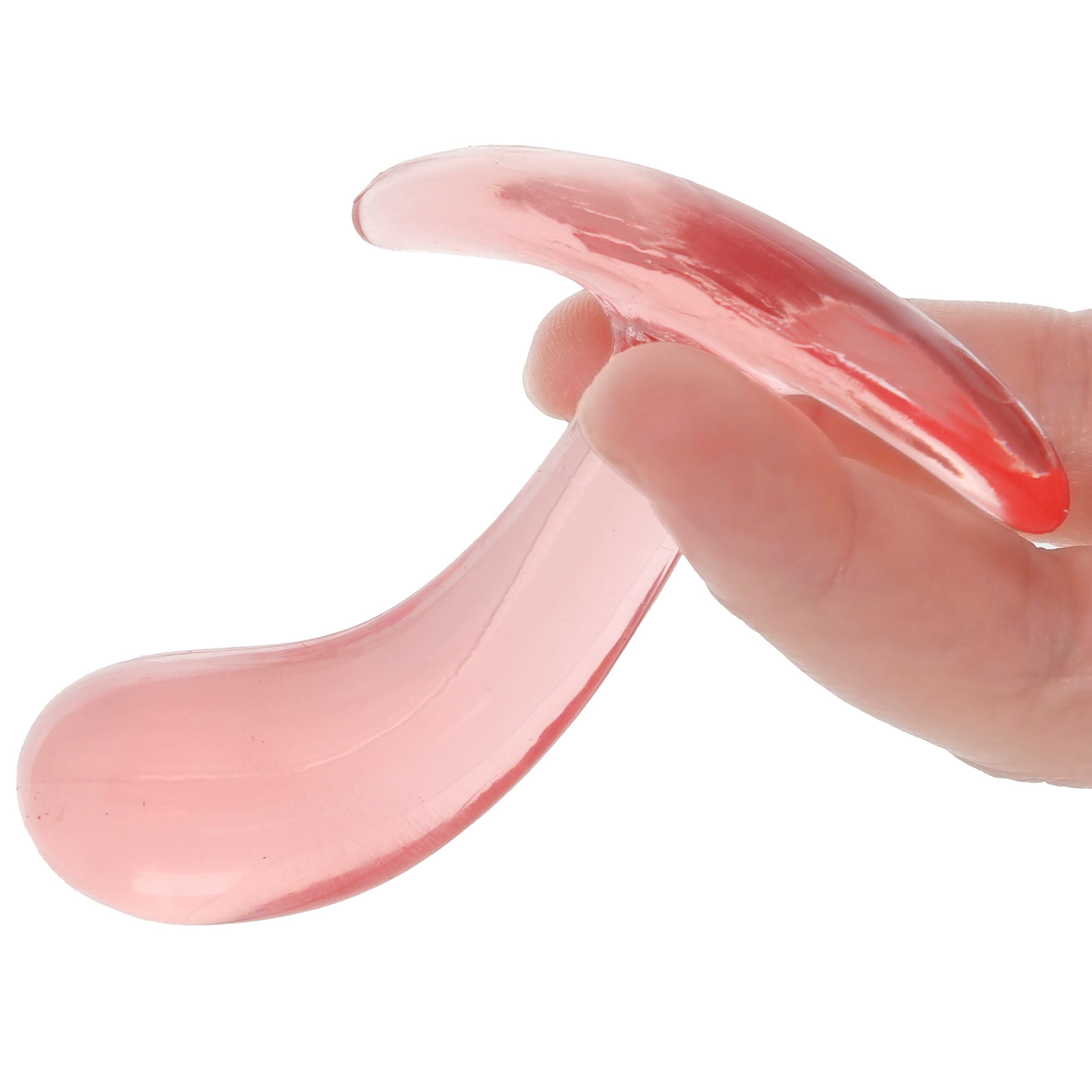 Crystal Jellies Curved Anal Trainer Set in Pink - Image 8