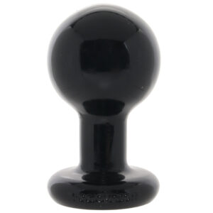 Round Butt Plug Medium in Black
