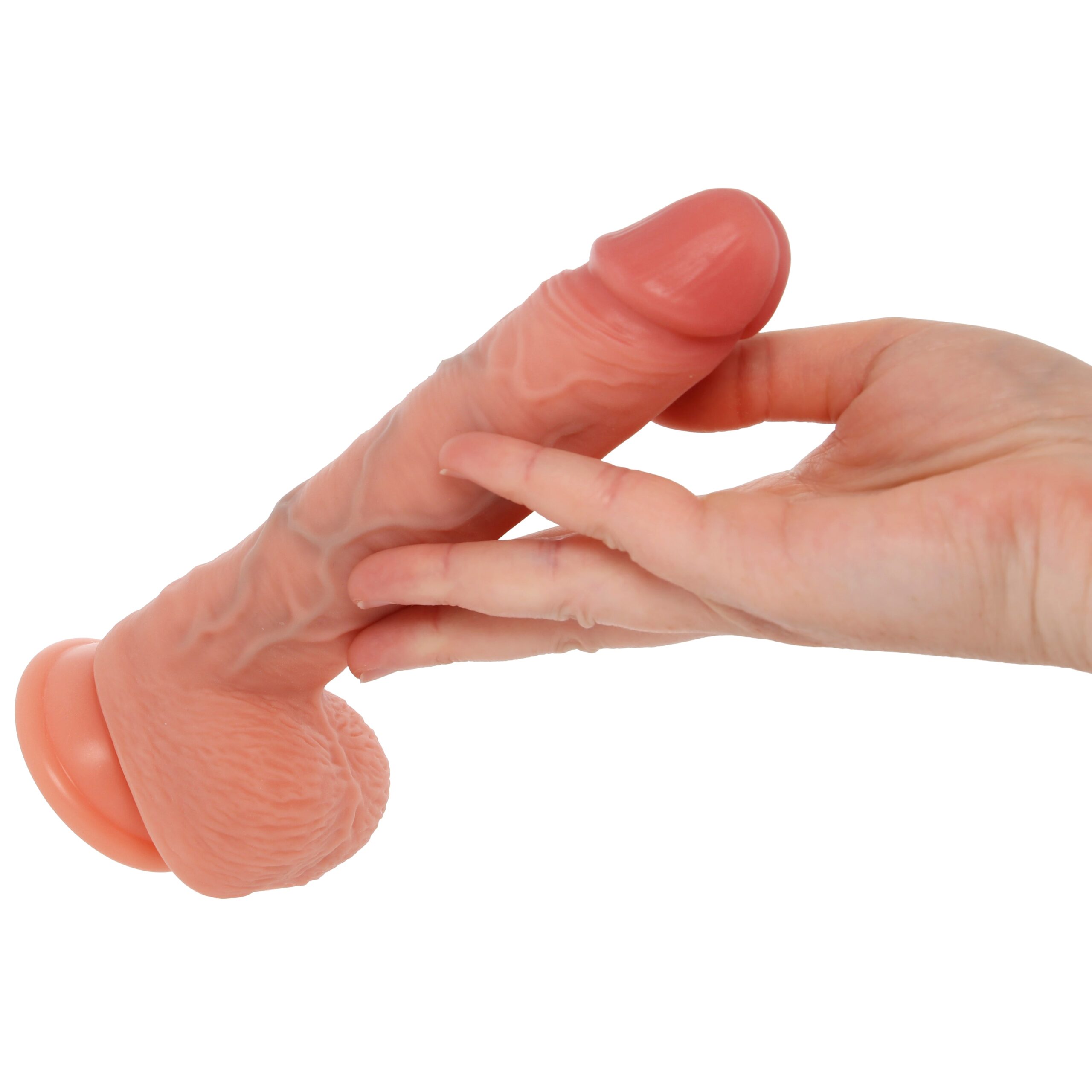 RealRock 7 Inch Dual Density Ballsy Thrusting Dildo - Image 4