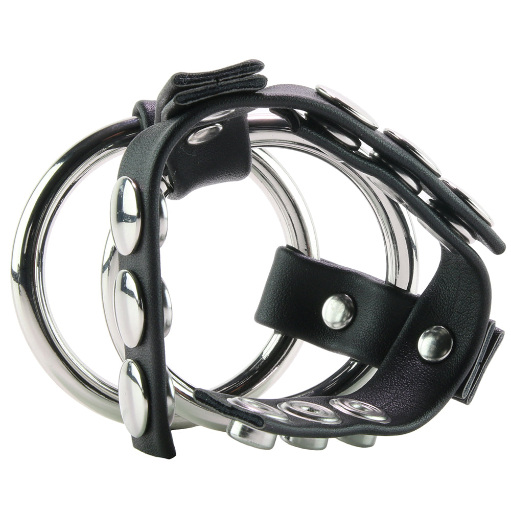 Blue Line Double Metal C-Ring with Adjustable Ball Strap - Image 5