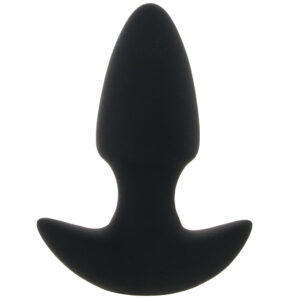 Bang! Thrusting & Vibrating Silicone Butt Plug in Black