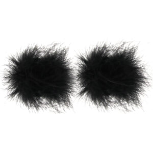 Nipple Couture Black Marabou Covers