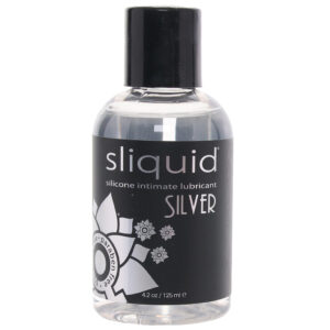 Silver Silicone Intimate Lubricant in 4.2oz/125ml