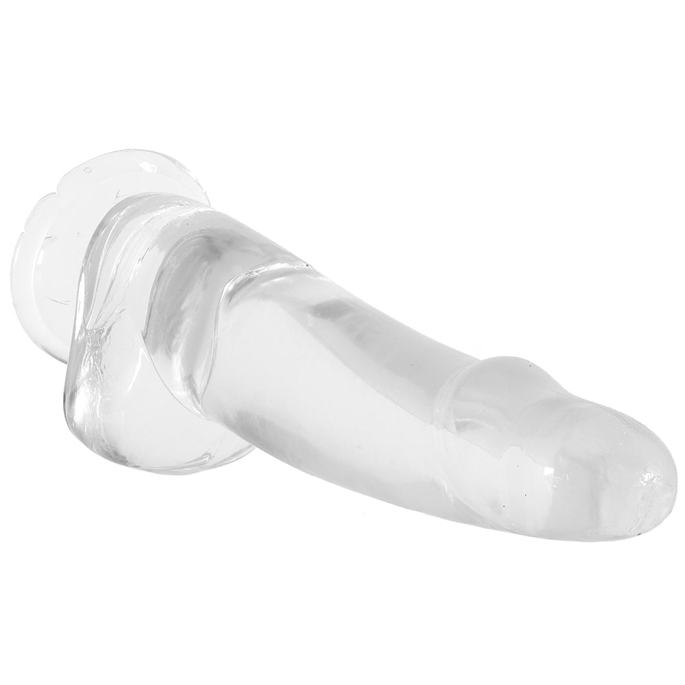 King Cock 10 Inch Smooth Ballsy Dildo in Clear - Image 2