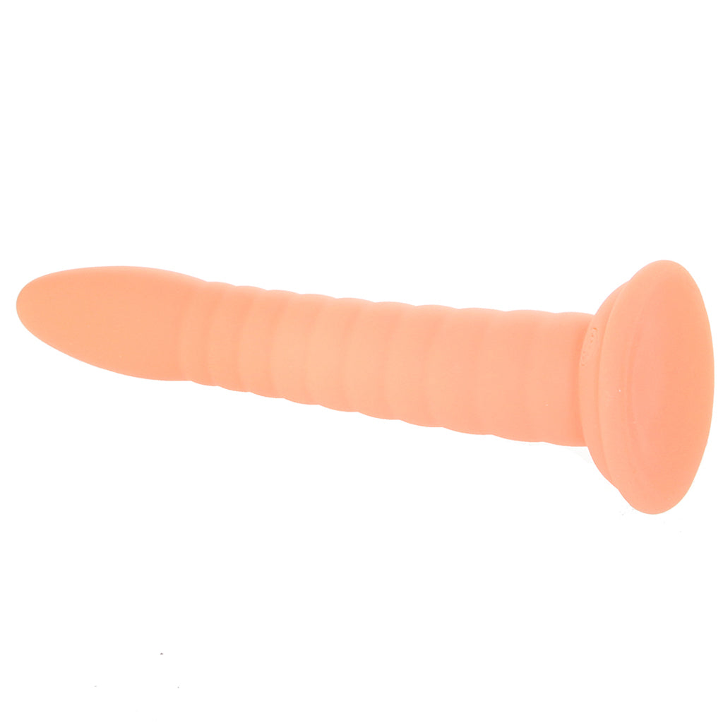 Dillio Platinum Wild Thing 7 Inch Dildo in Orange - Image 5