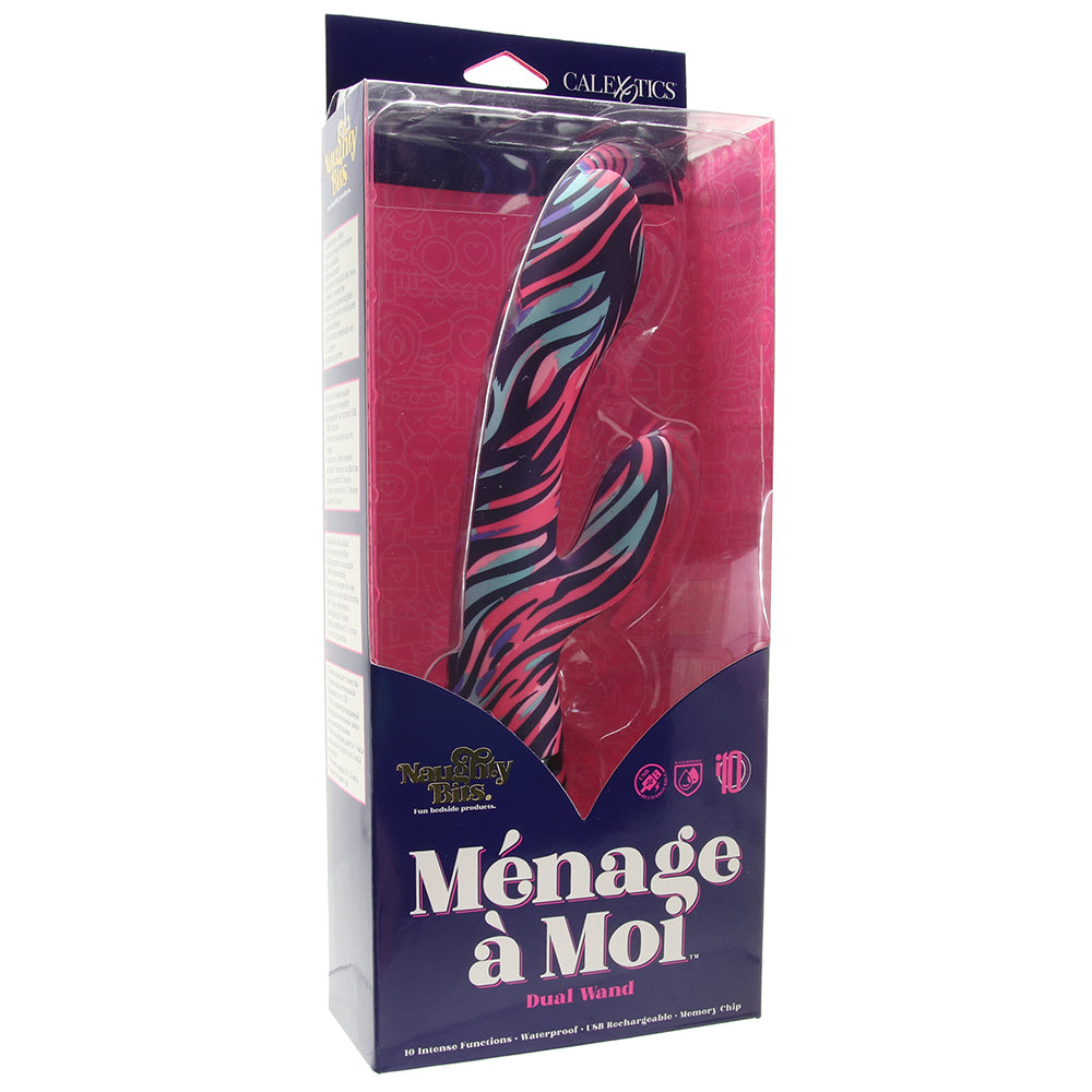 Naughty Bits Ménage à Moi Dual Wand Vibe - Image 6