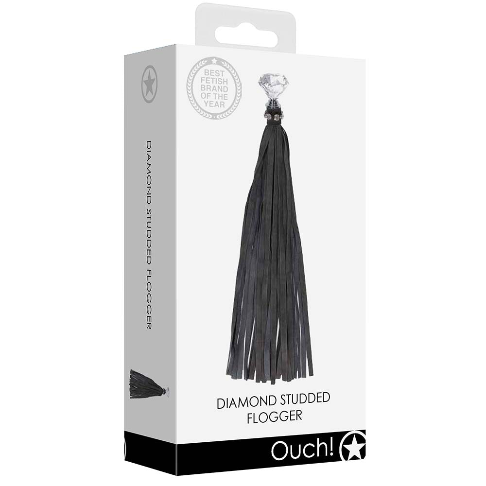 Ouch! Diamond Studded Flogger - Image 6