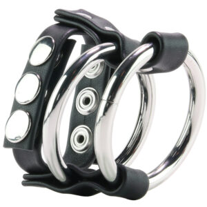 Blue Line Double Metal C-Ring with Adjustable Ball Strap