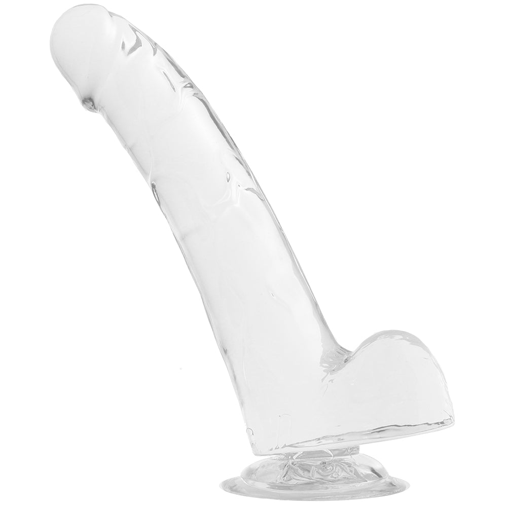 King Cock 9 Inch Ballsy Dildo in Clear - Image 3