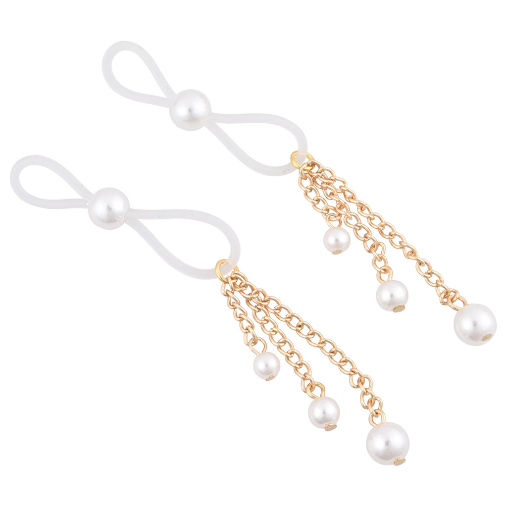Sex & Mischief Pearl Nipple Ties - Image 3