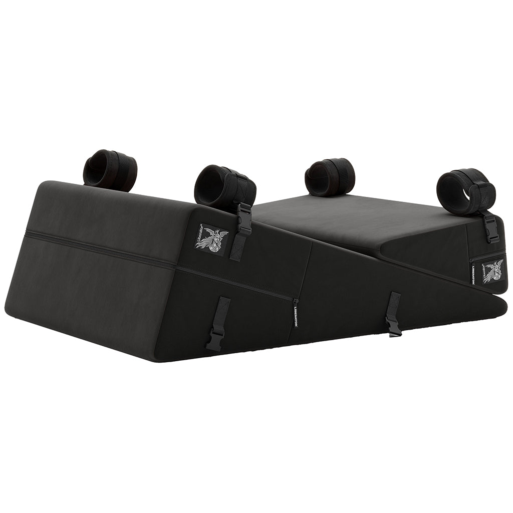 Bondage Wedge Ramp Combo in Velvet Black - Image 2