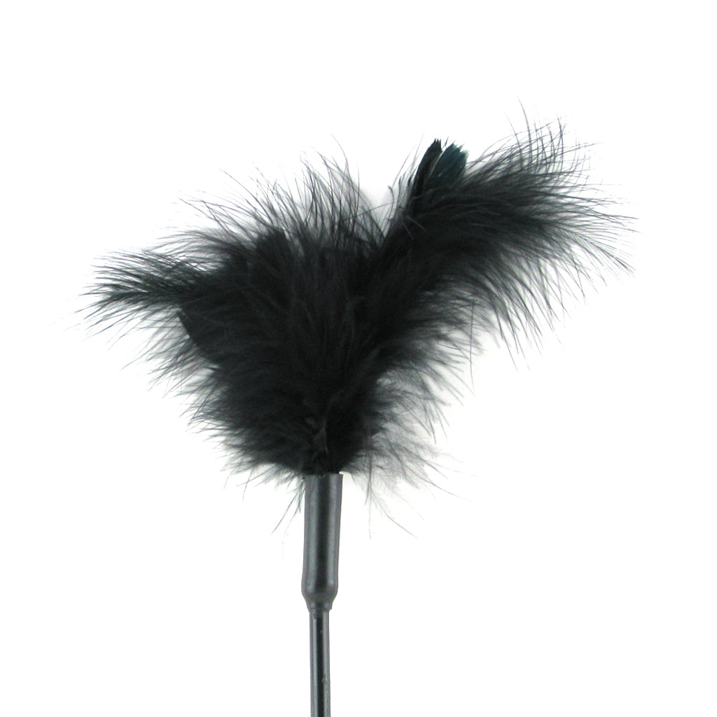 Feather Tickler 7 Inch in Black - Image 2