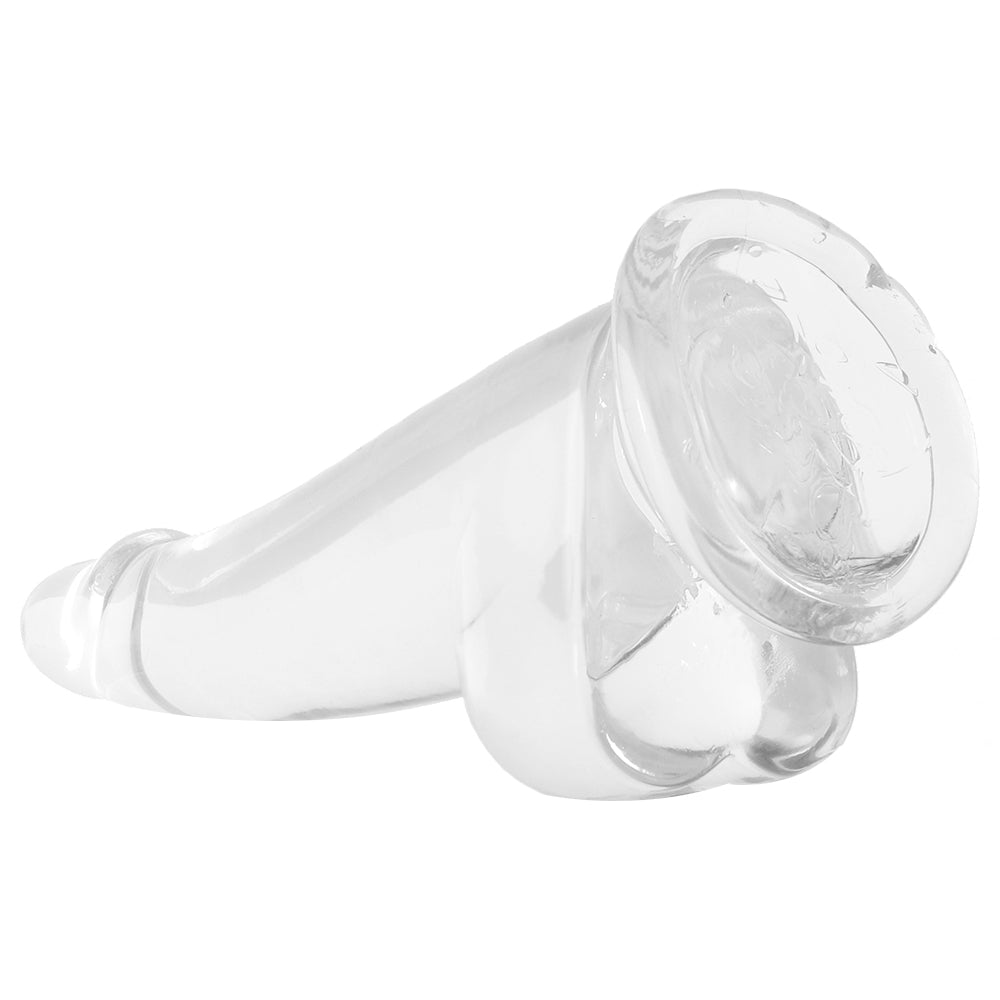 King Cock 10 Inch Smooth Ballsy Dildo in Clear - Image 5