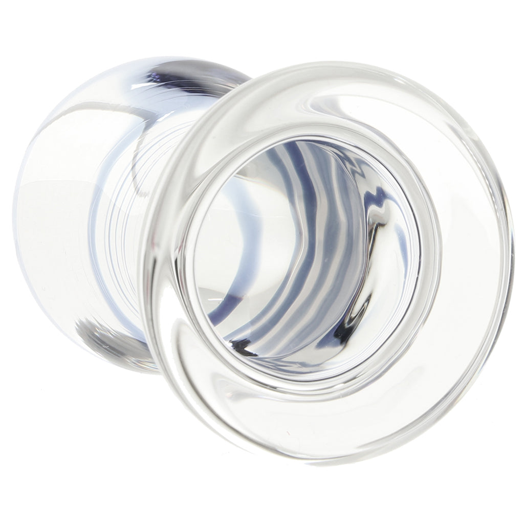gläs Amethyst Rain Glass Butt Plug - Image 5