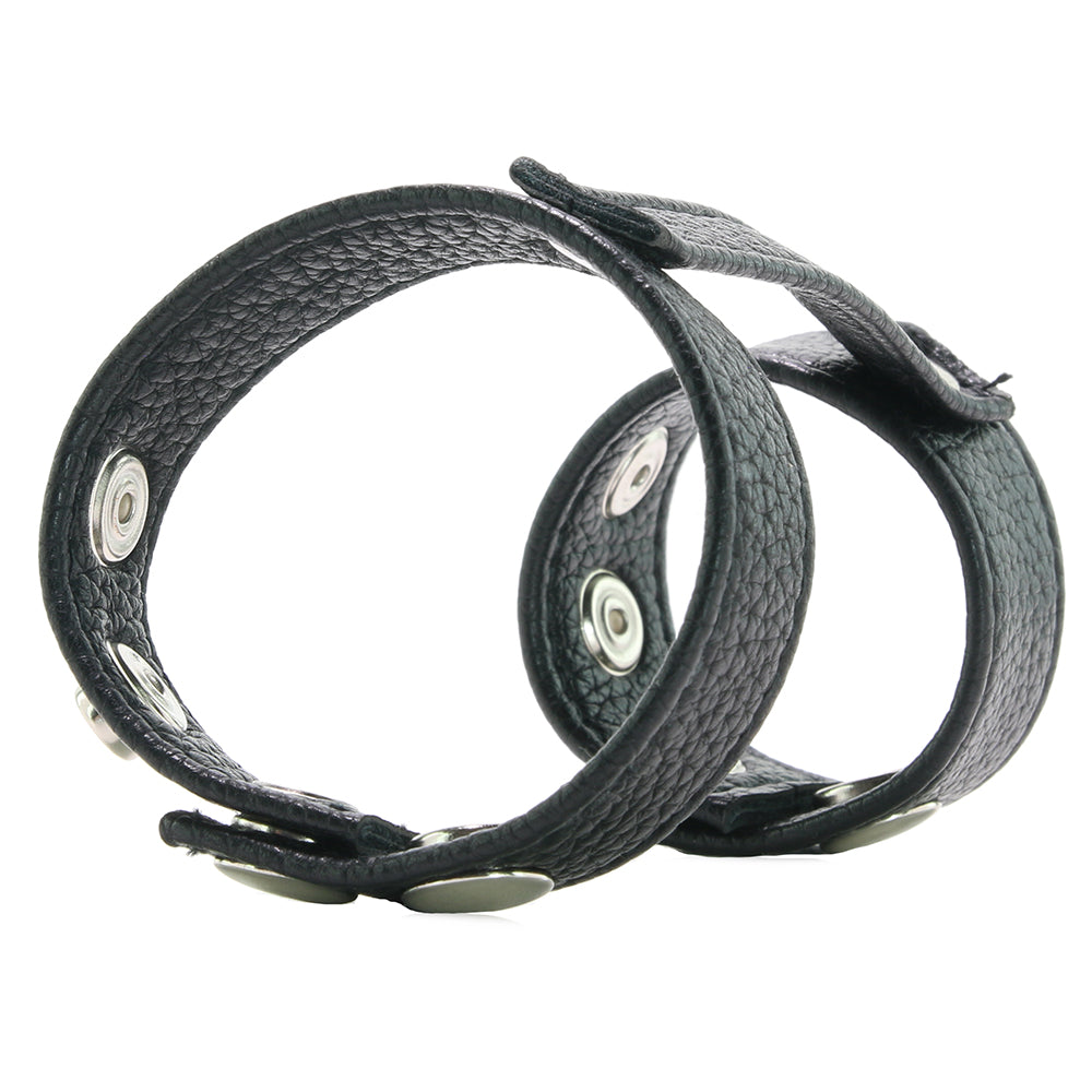Blue Line Duo Snap Cock and Ball Ring - Image 3