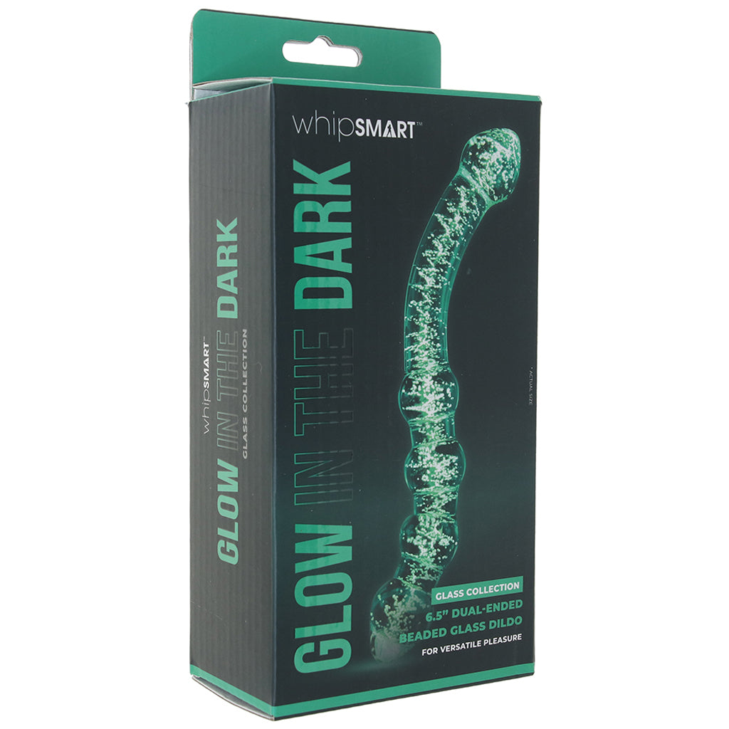 Whipsmart Glow In The Dark Beaded Glass Double Dildo - Image 6