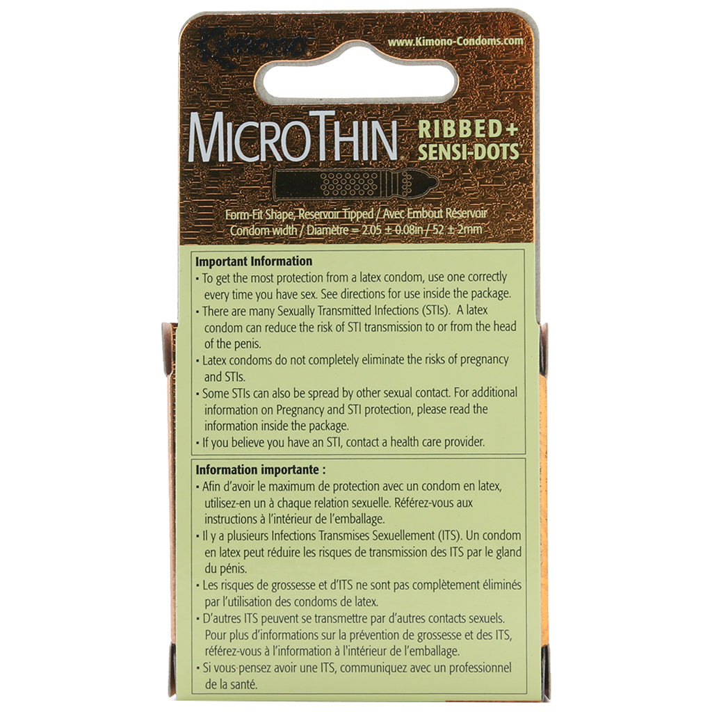 Kimono MicroThin Ribbed & Sensi-Dots in 3 Pack - Image 3