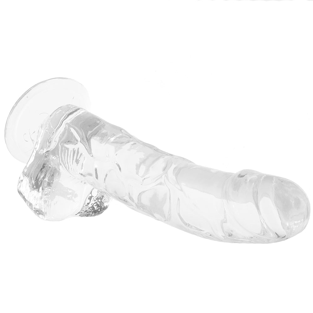 King Cock 9 Inch Ballsy Dildo in Clear - Image 2