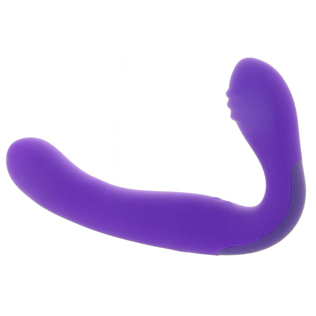 Rechargeable Love Rider Strapless Strap-On in Purple - Image 5