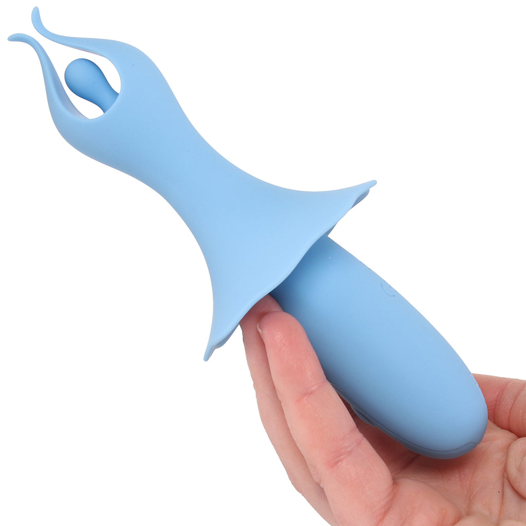 Sienna Fluttering Silicone Vibe in Blue - Image 4