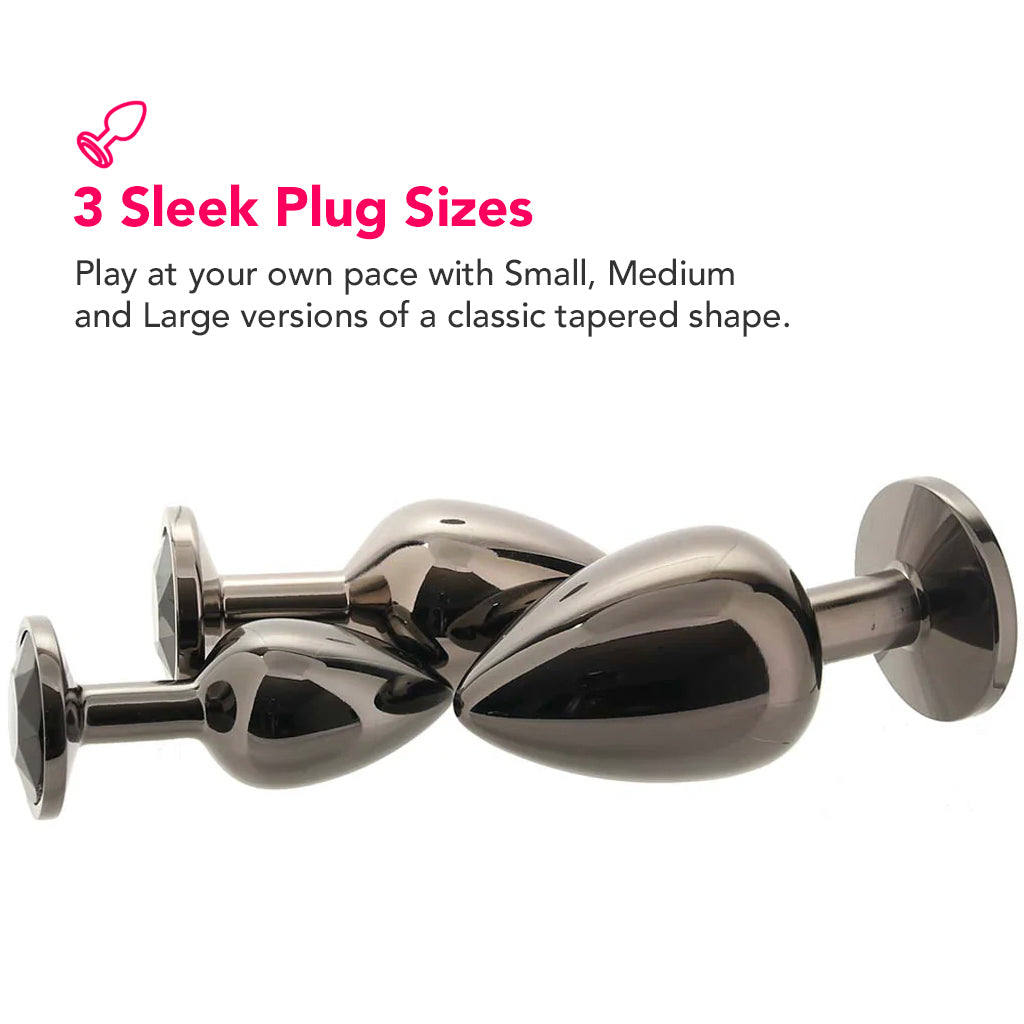 Black Gem Anal Plug Set - Image 2