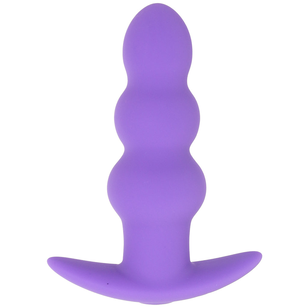 Basic Essentials Vibrating Beaded Anal Probe