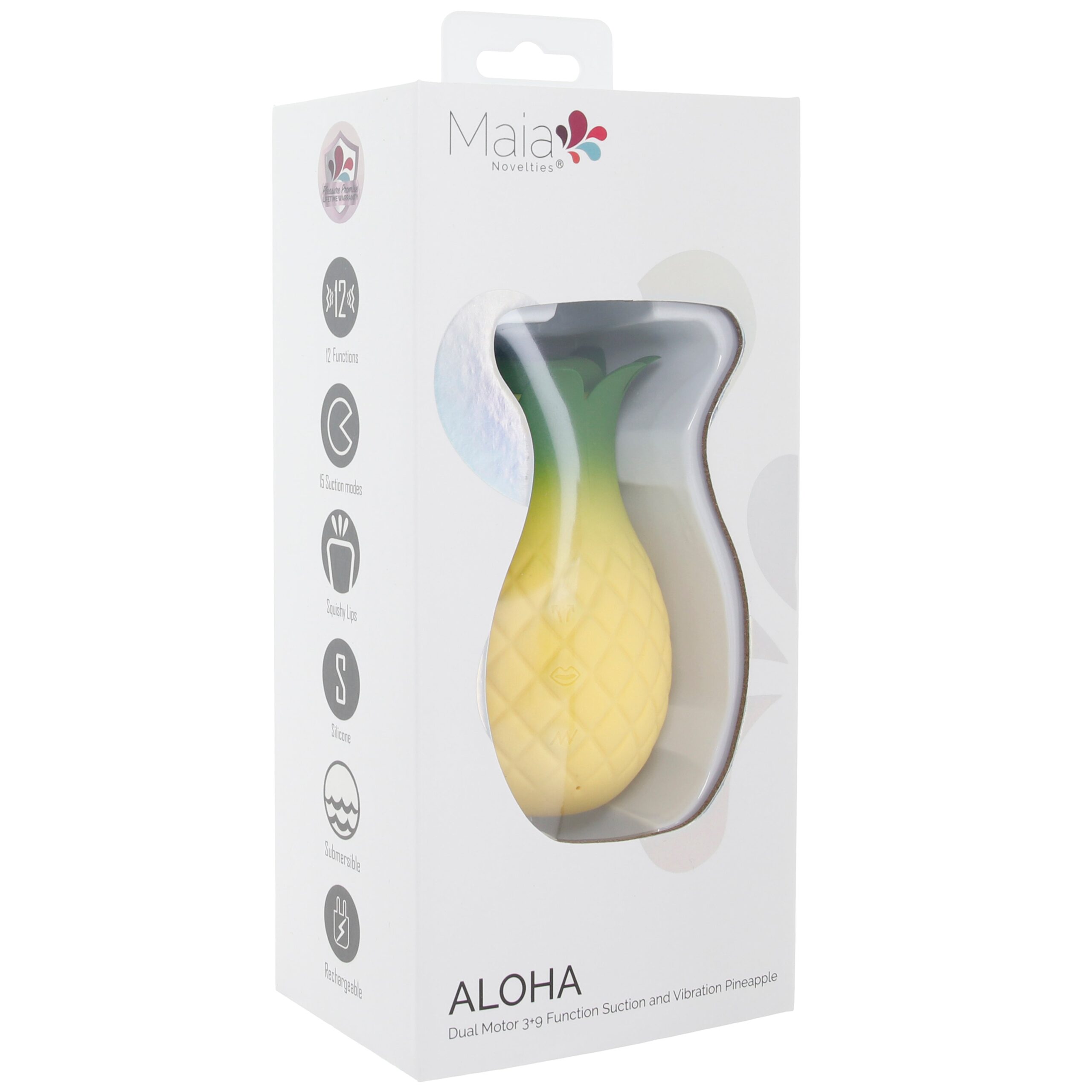 Aloha Dual Stimulator Pineapple Suction Vibe - Image 9