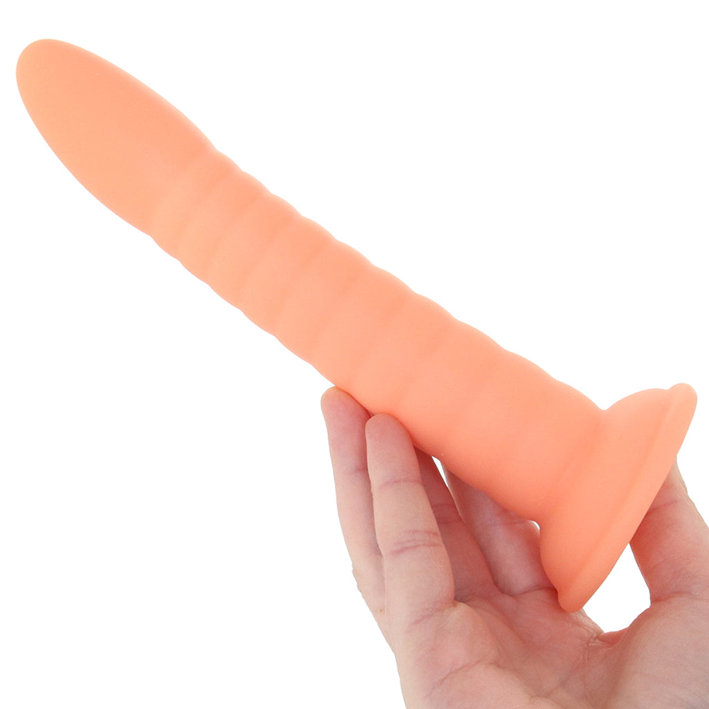 Dillio Platinum Wild Thing 7 Inch Dildo in Orange - Image 4