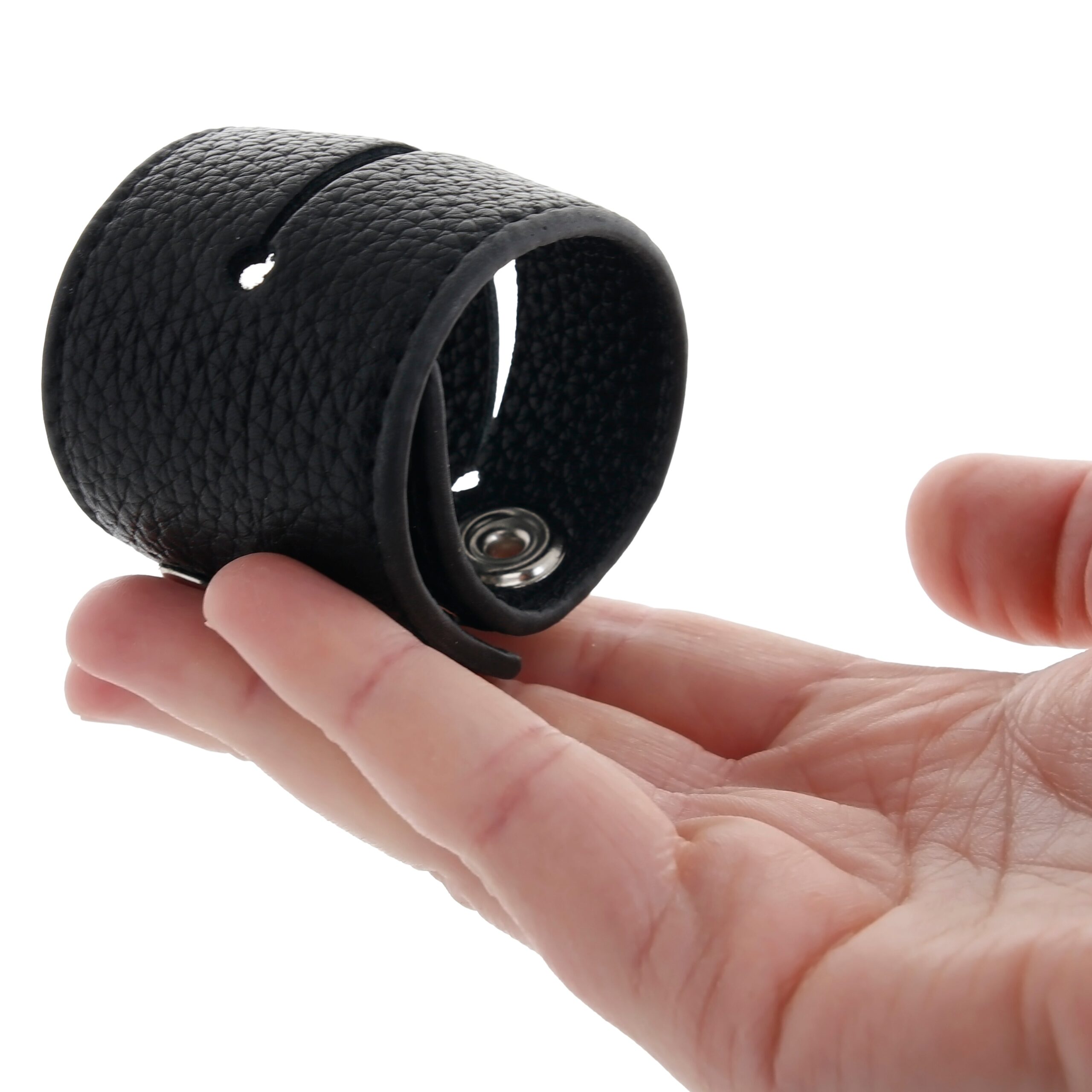 Blue Line 1.5 Inch Cock Ring with Ball Strap - Image 4