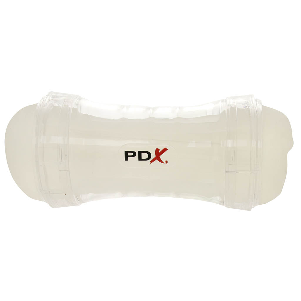 PDX Wet Pussies Super Flip-A-Pussy Over Stroker in Clear - Image 5