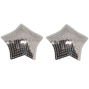 Nipple Couture Silver Sequin Star Covers