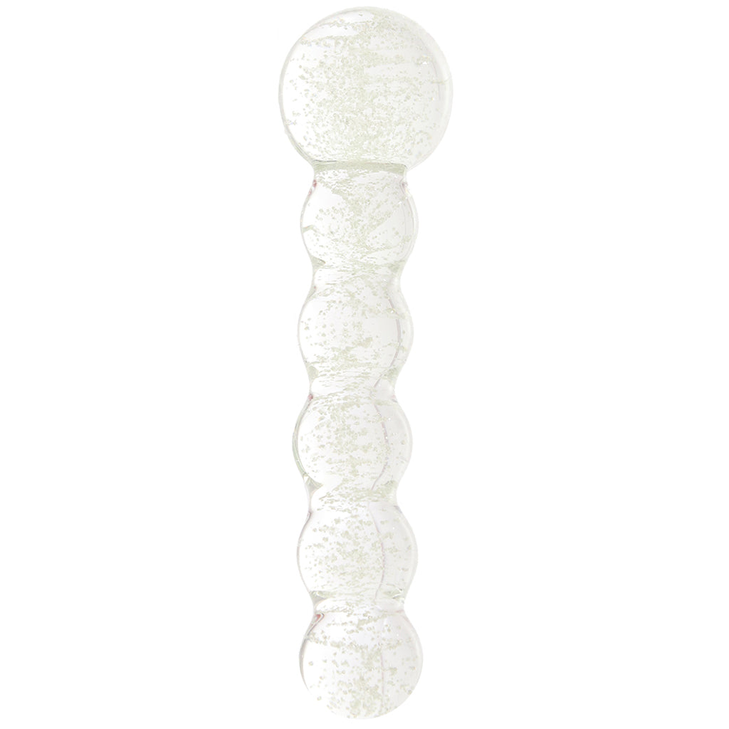 Whipsmart Glow In The Dark Beaded Glass Dildo - Image 3