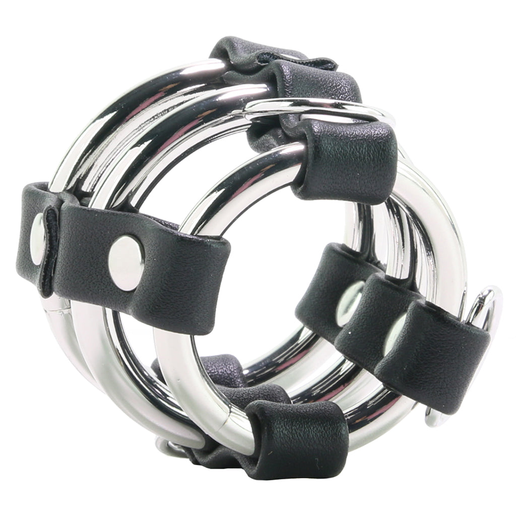 Locking Ball Stretcher, C-Ring & 3-Ring Cock Cage - Image 4