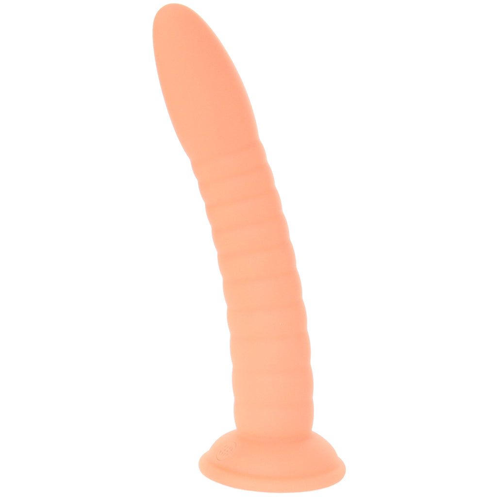 Dillio Platinum Wild Thing 7 Inch Dildo in Orange - Image 3
