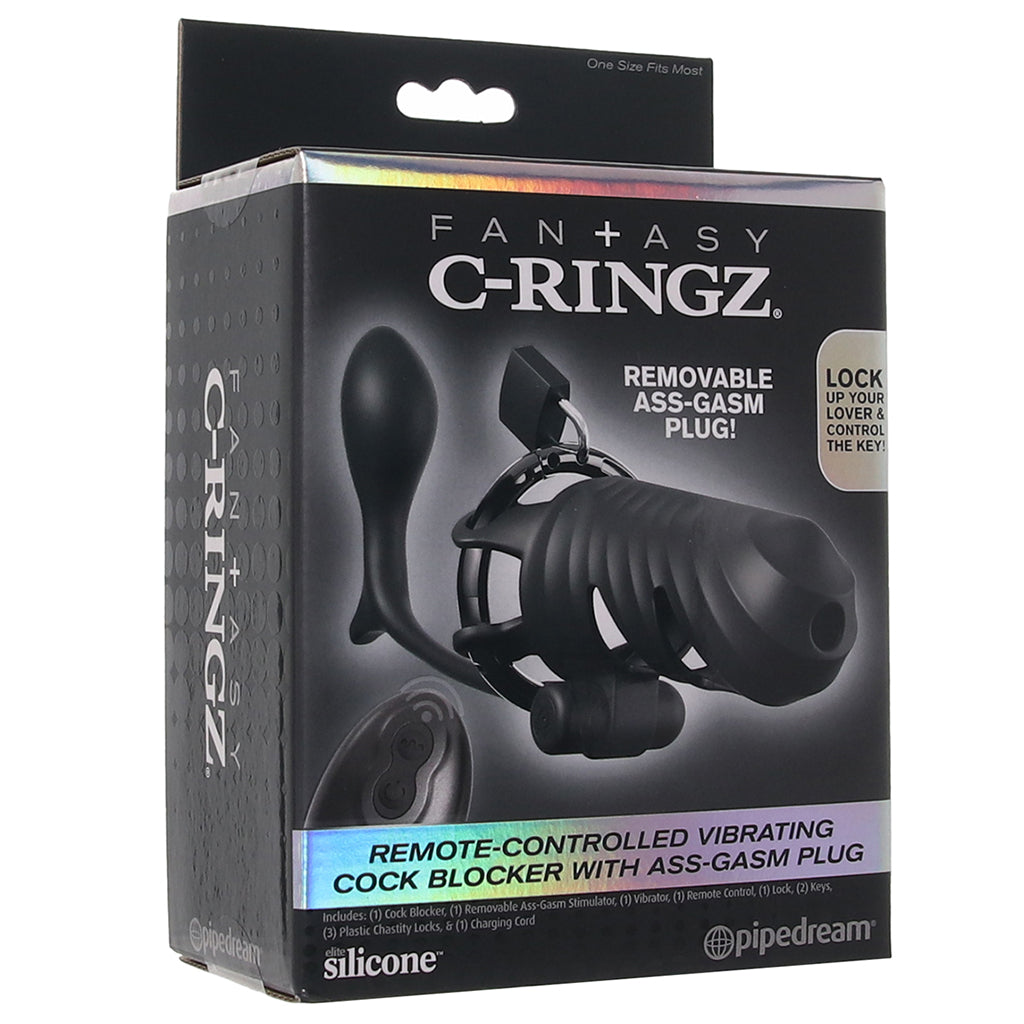 Fantasy C-Ringz Cock Blocker with Ass-Gasm Plug - Image 9