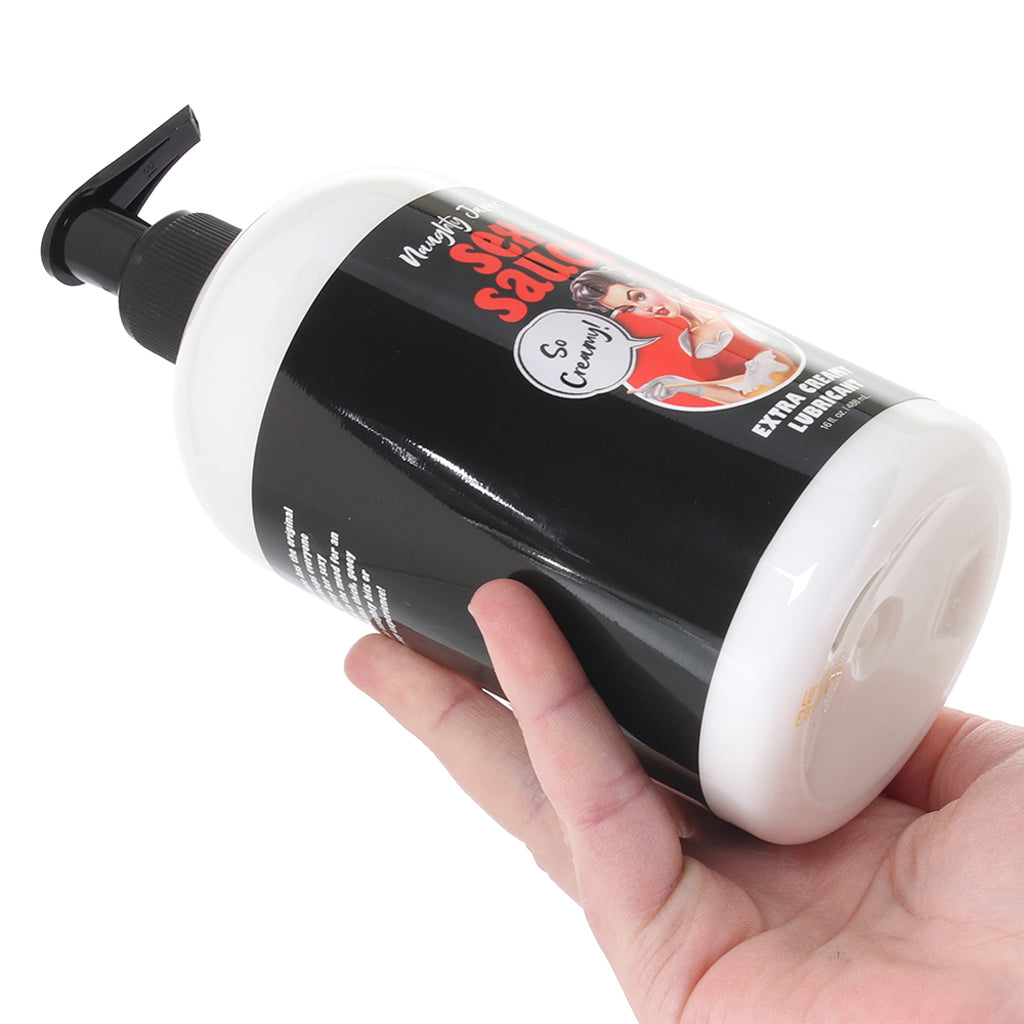 Naughty Jane's Sex Sauce Extra Creamy Lubricant in 16oz/488 - Image 4