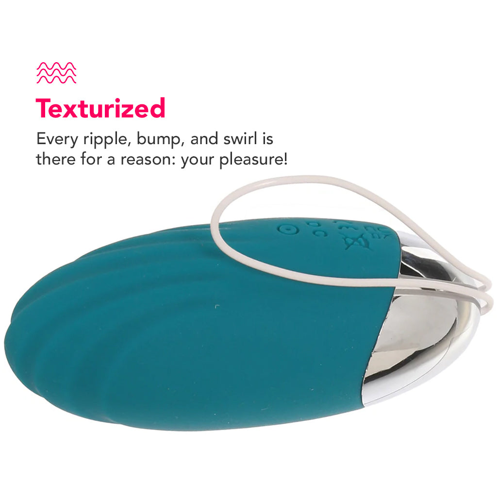 Oval Office Egg Vibe with Remote in Teal - Image 2