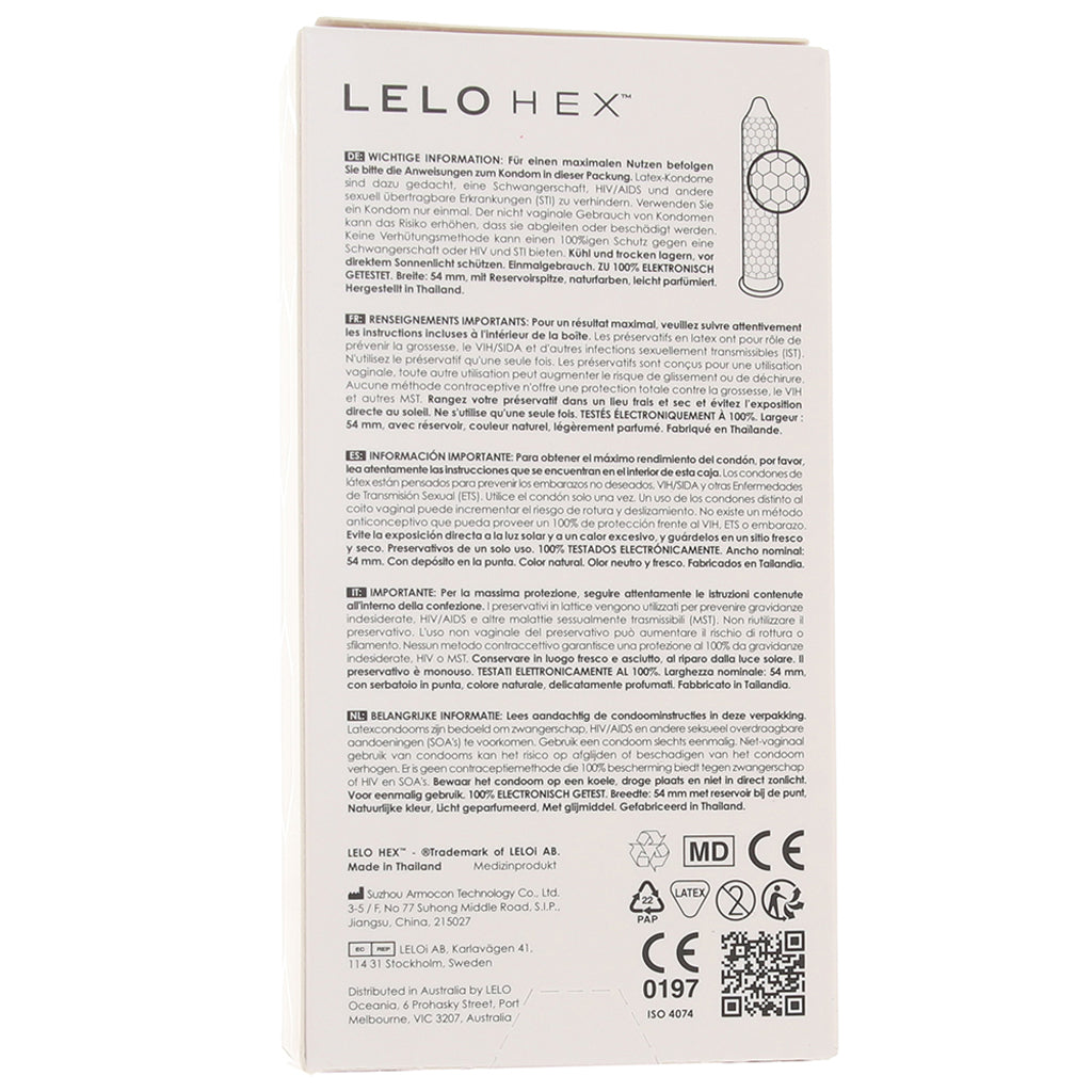Lelo Hex Original Condoms 12-Pack - Image 6