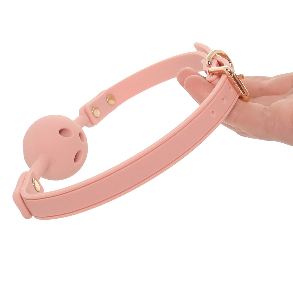 Temptasia Ardor Silicone Ball Gag in Pink - Image 4