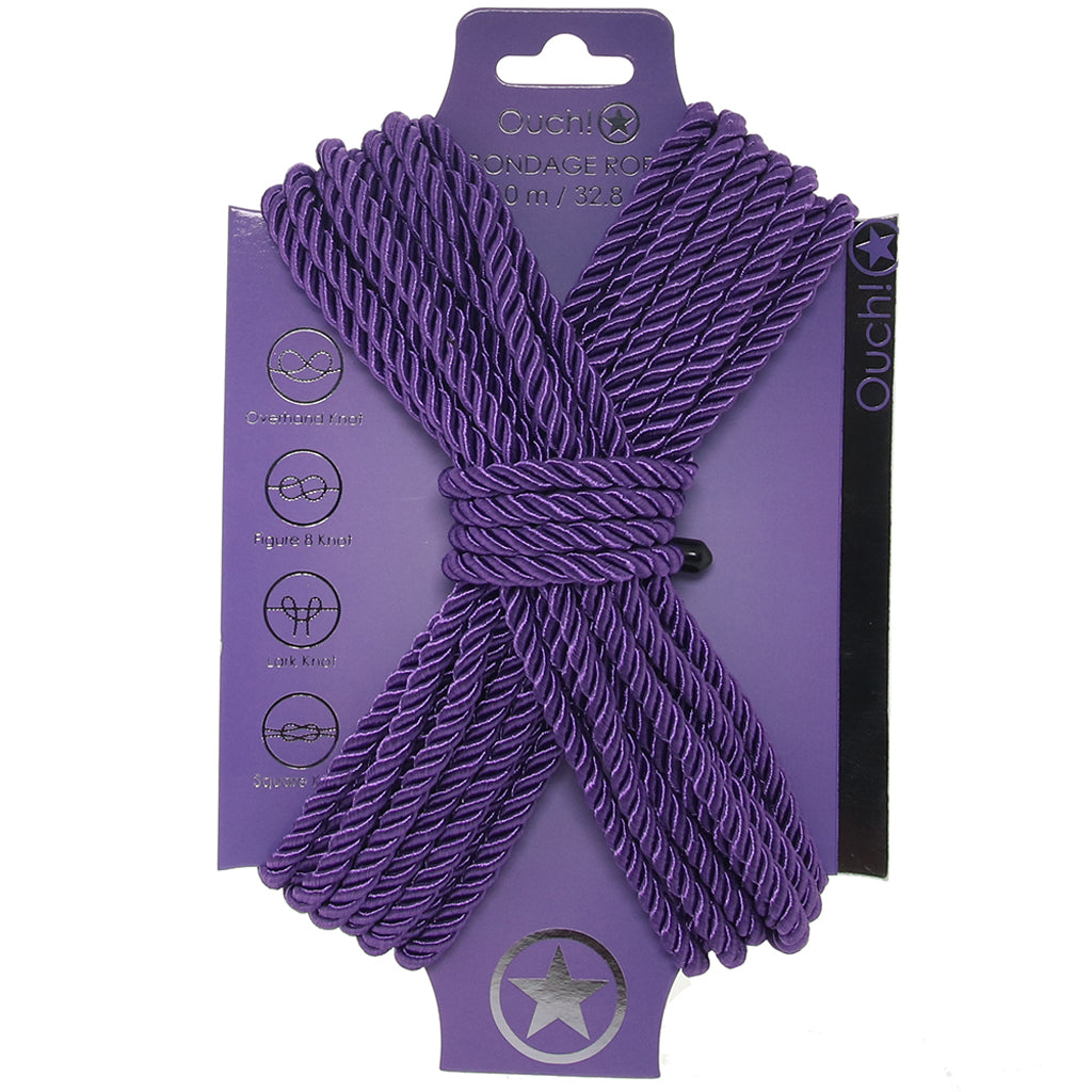 Ouch! 32.8'/10m Bondage Rope in Purple - Image 6