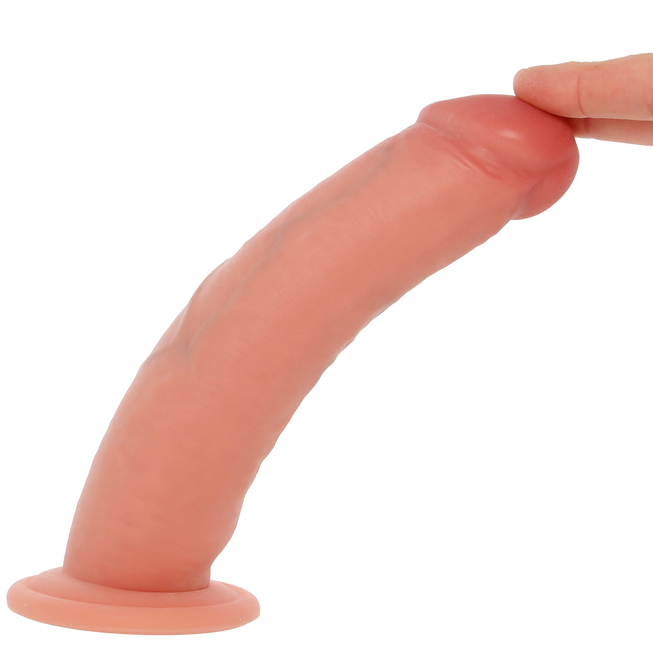 RealRock 7 Inch Dual Density Sliding Skin Dildo in Light - Image 7