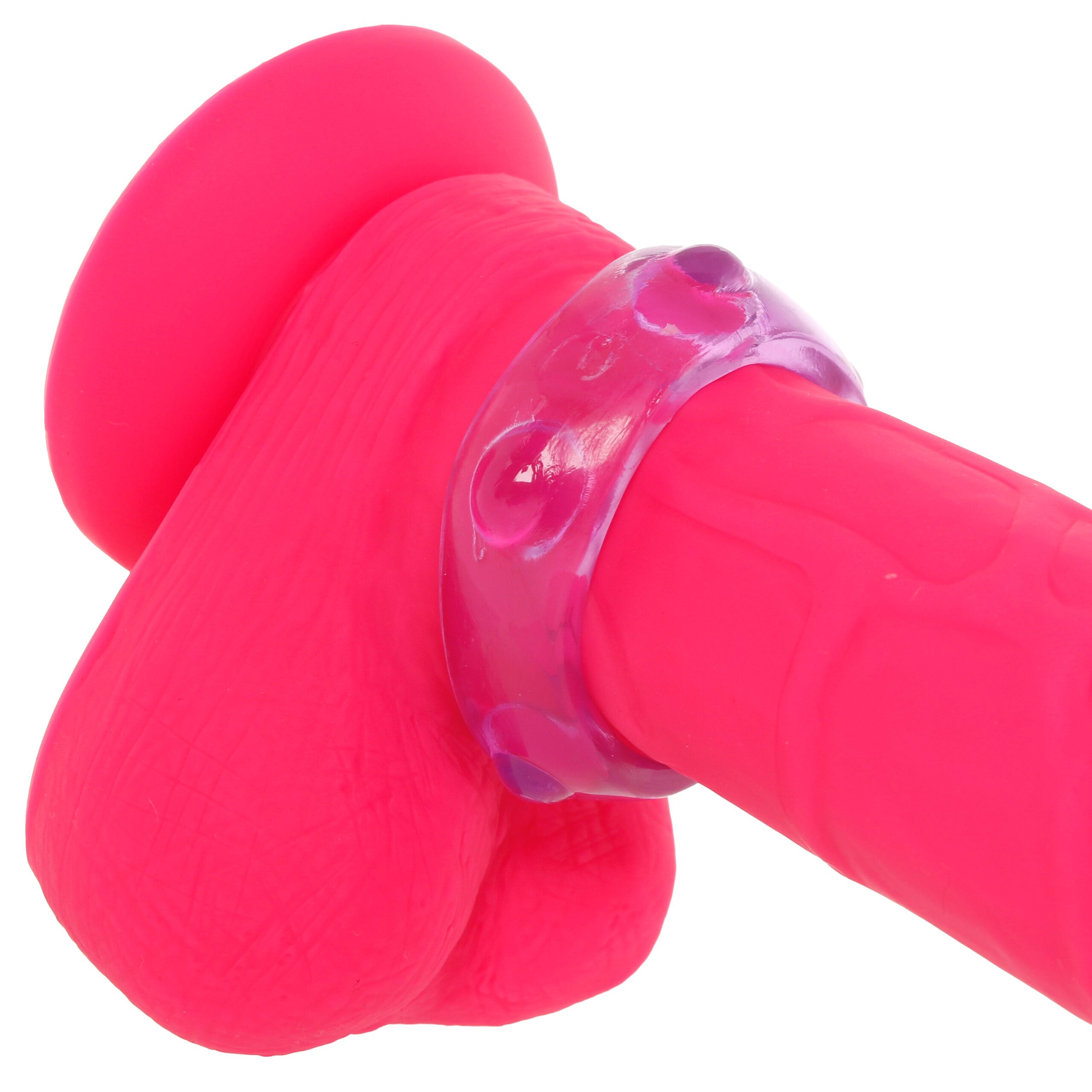 Crystal Jellies Performance Cock Ring Set in Purple - Image 2