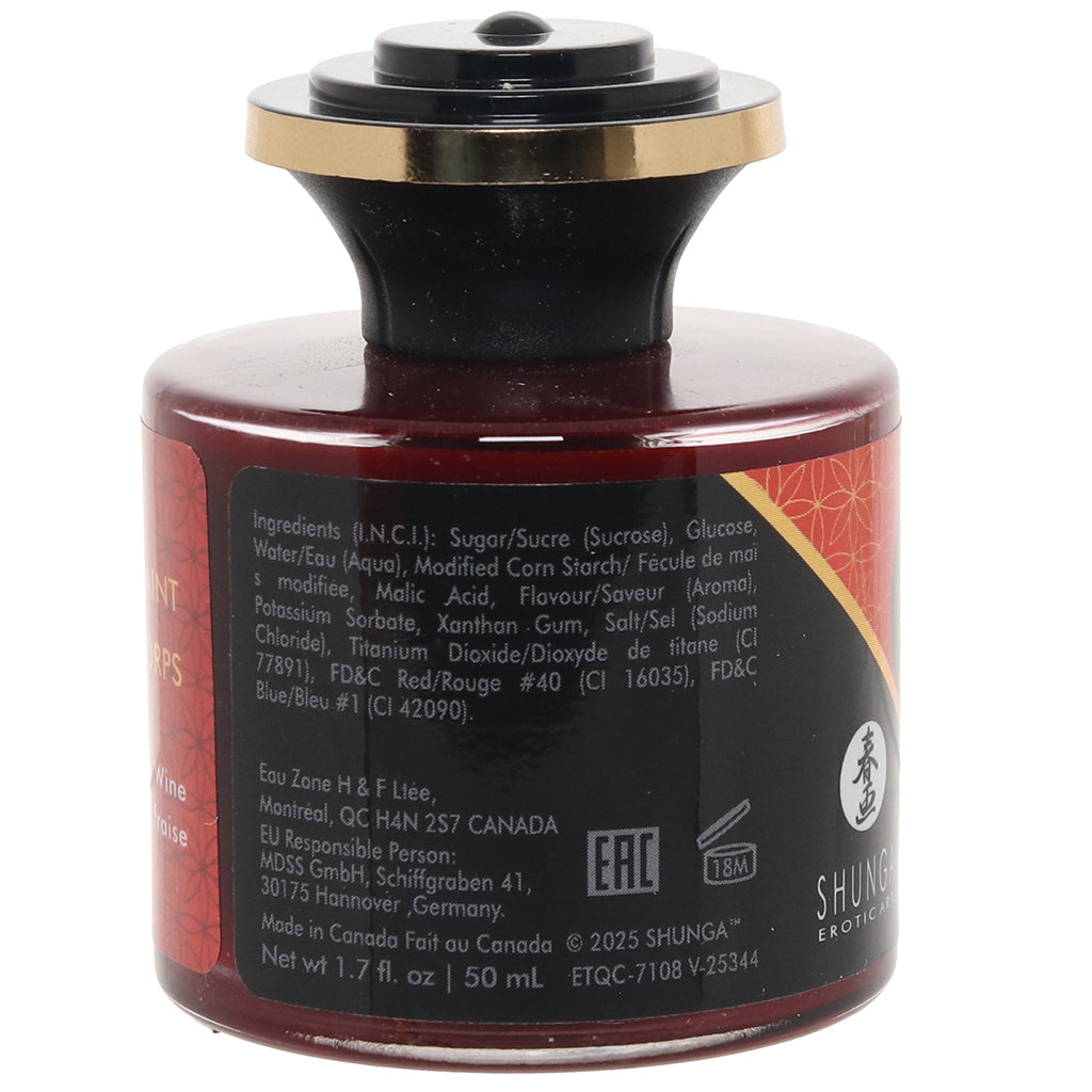 Edible Body Paint 1.7oz/50ml in Sparking Strawberry Wine - Image 7