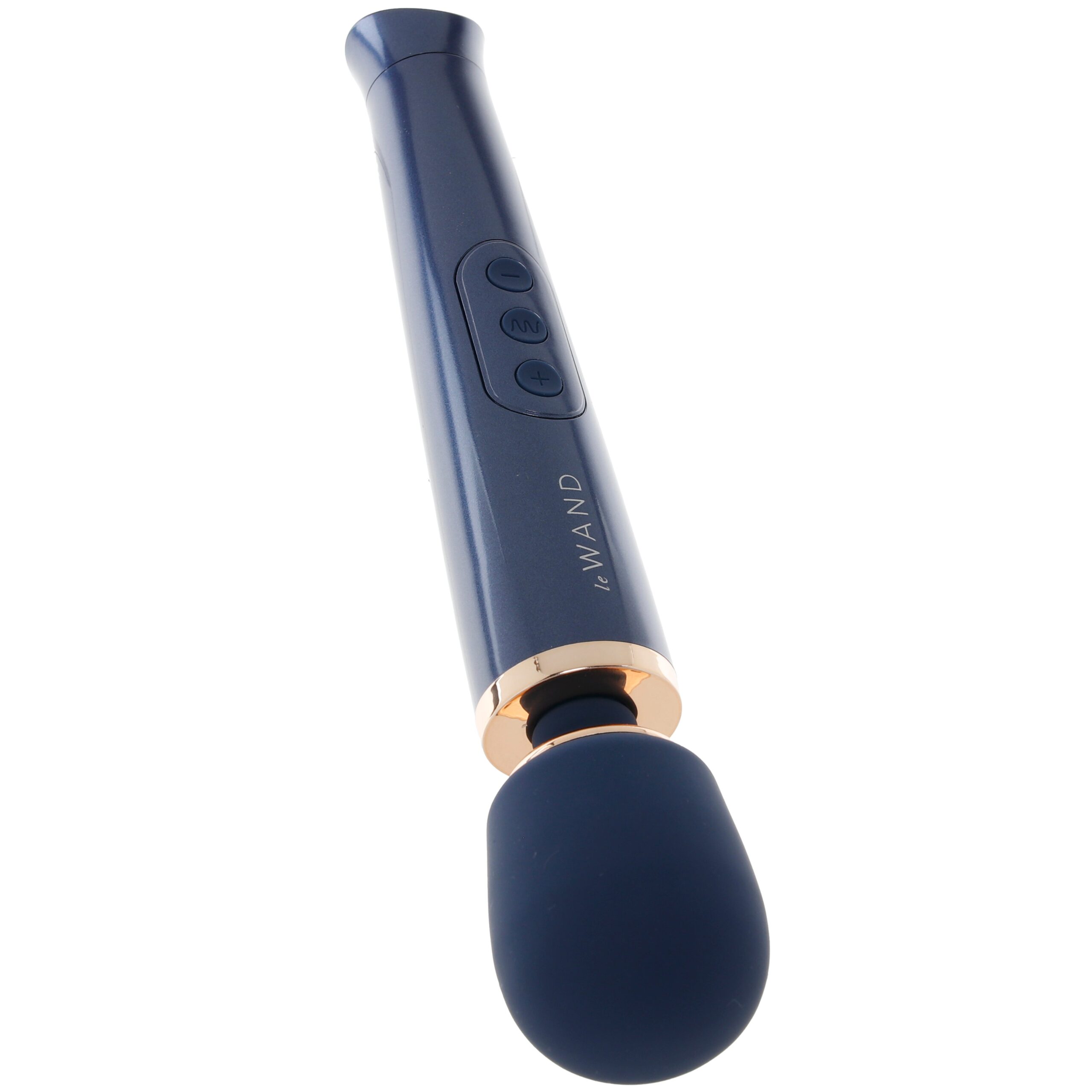Le Wand Petite Vibrating Wand Massager in Navy - Image 3